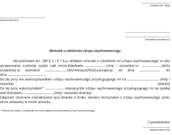 Urlop wychowawczy: ile razy można go przedłużyć i jakie są ograniczenia?